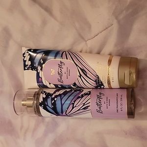 Bath and Body Works Butterfly body cream and spray